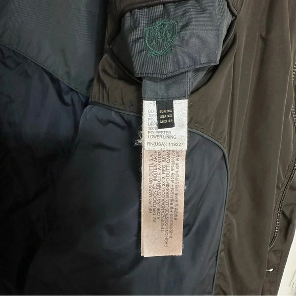 Massimo Dutti XXL mens Brown minimalist puffer‎ coat jacket - Picture 6 of 10